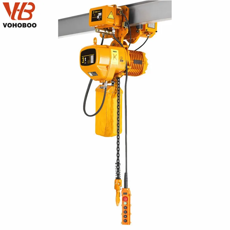 Best selling construction equipment electrical chain hoist 1 ton 2 ton 3 ton with wireless remote control