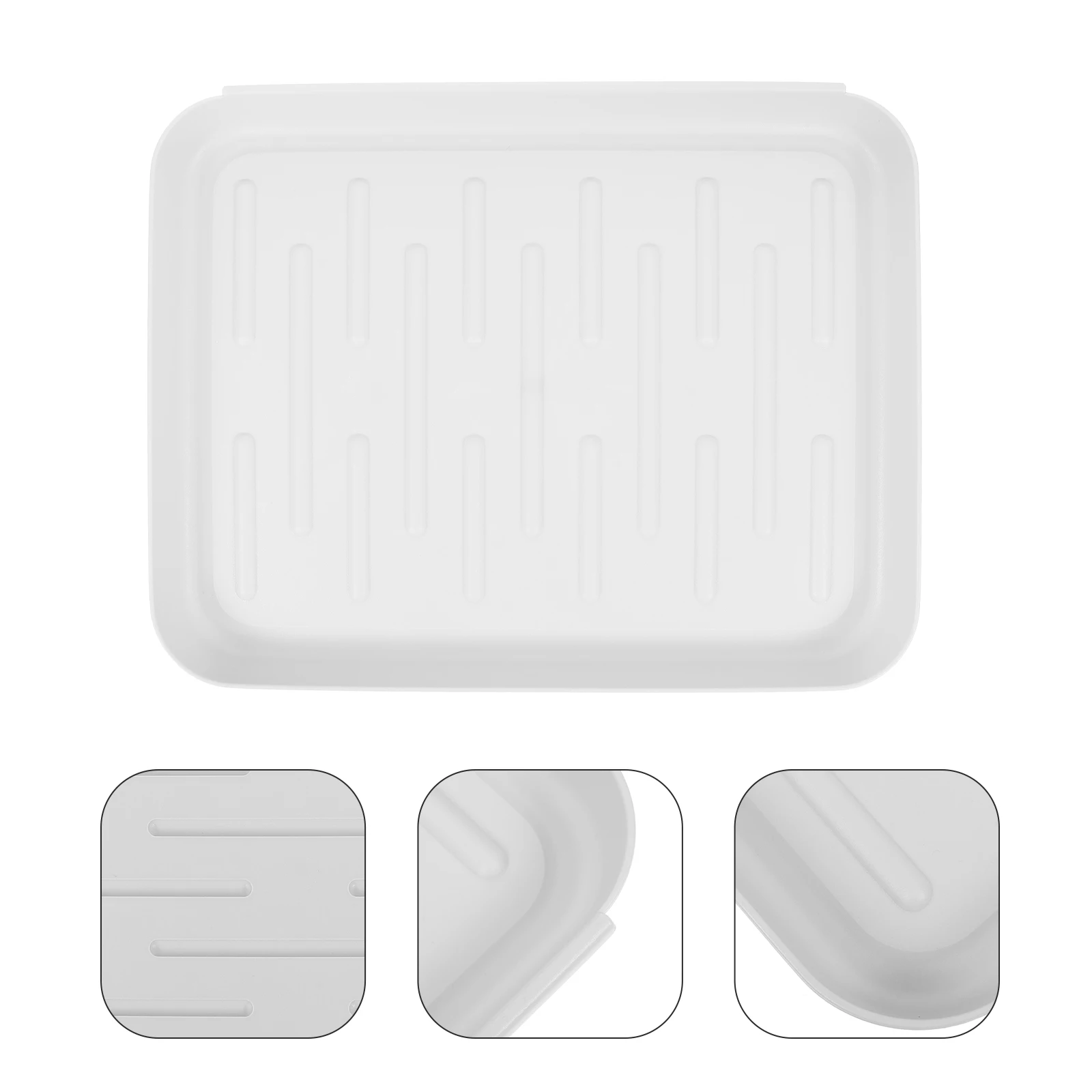 

Large Shoes Tray Small Boot Plastic Multipurpose Pad Gray Color PP Material Waterproof Anti Slip Design For Entryway Indoor