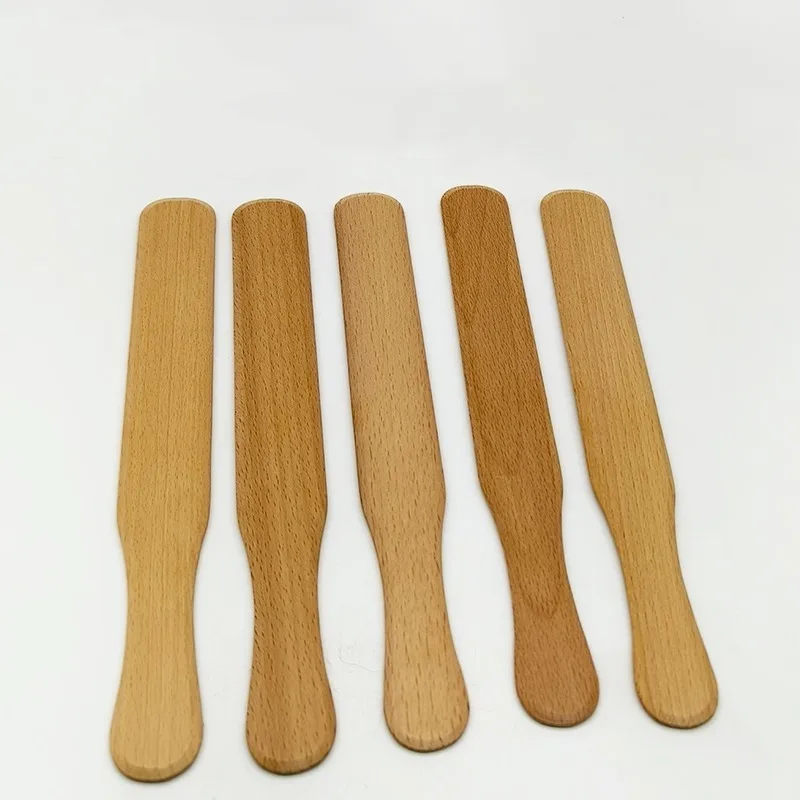 Pottery Arc Grooved Ribbed Wooden Utensils Extended Wooden Clay Clapper Board Multifunction Figurine Clay Molding Pottery Tools