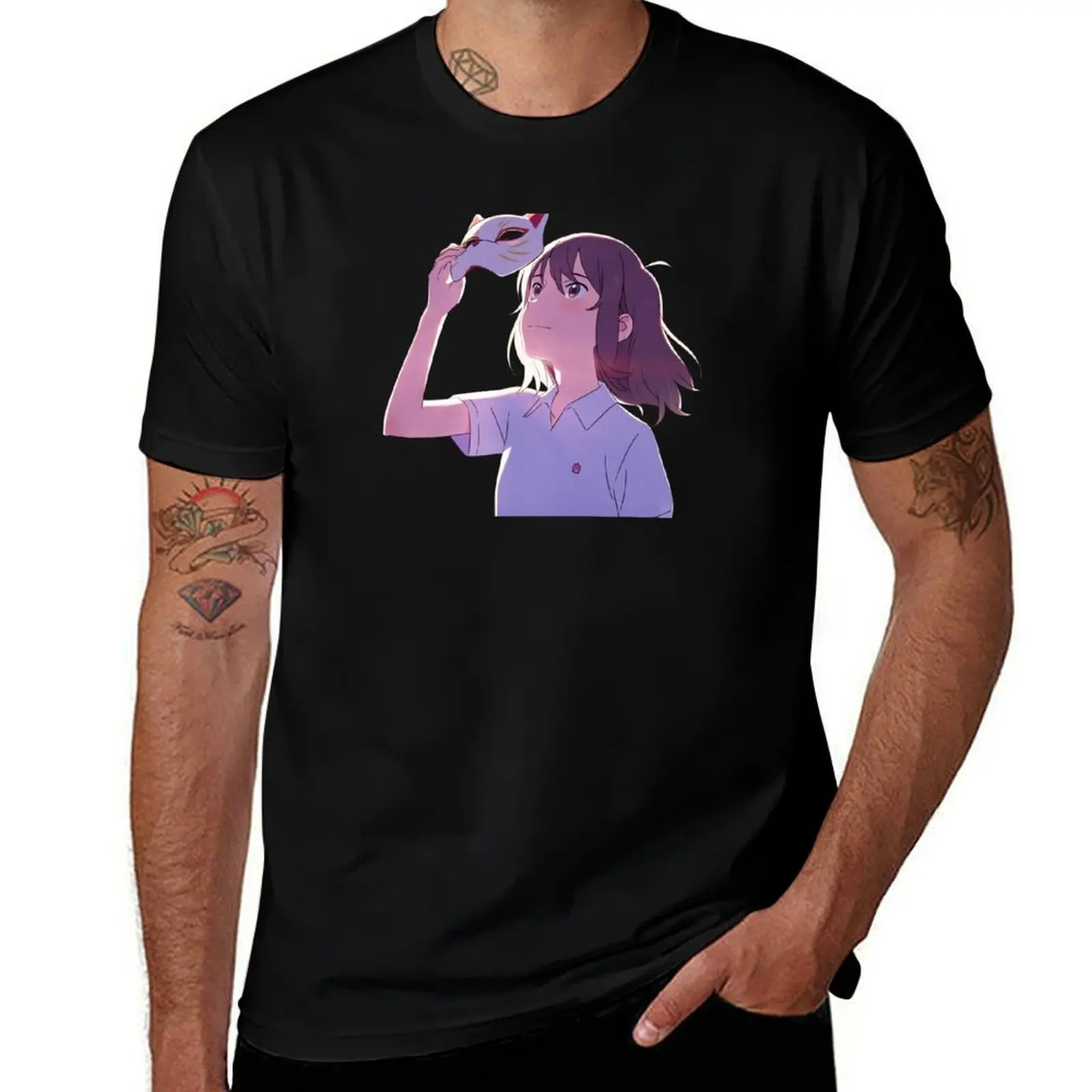 Miyo Sasaki - A Whisker Away T-Shirt Fitness Quick Dry Short Sleeve Top T-Shirt