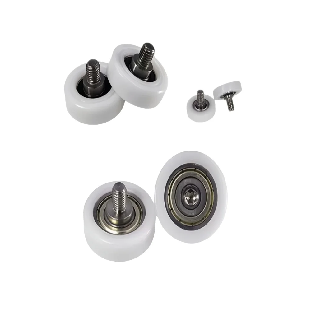 Outer diameter 10-21mm, high-speed wear-resistant POM plastic coated bearings, screw bearings, plastic rollers