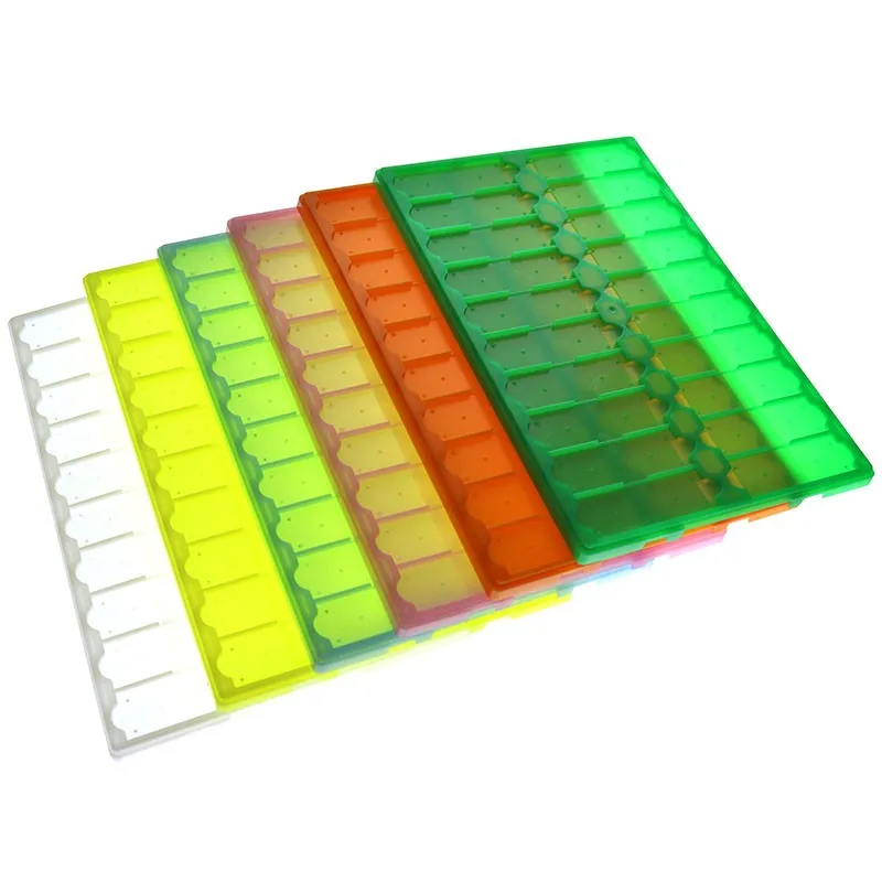 1pc HIPS resin Microscope Slides Drying Plate Plastic for 20 Slides Lab Supplies