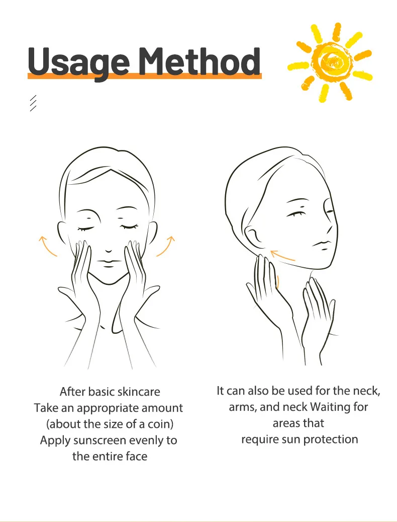 New Sunscreen For Face UV Protective Anti Oxidant Repairing Solar Blocker Mild Moisturizer Lightweight Sun Block Isolation Cream