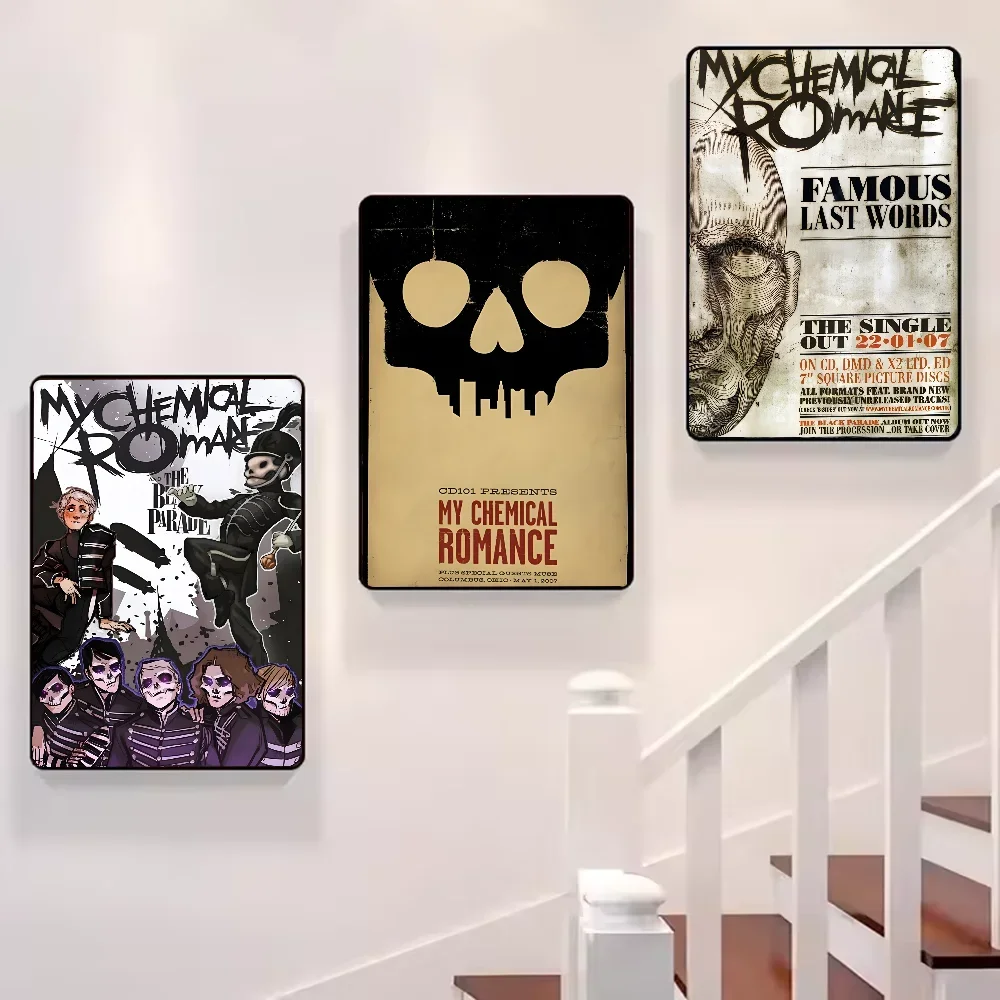 البوب روك باند بلدي الكيمياء رومانسية المشارك قماش اللوحة الحديثة غرفة المعيشة المنزلي غرفة نوم بار الديكور الجمالي #3