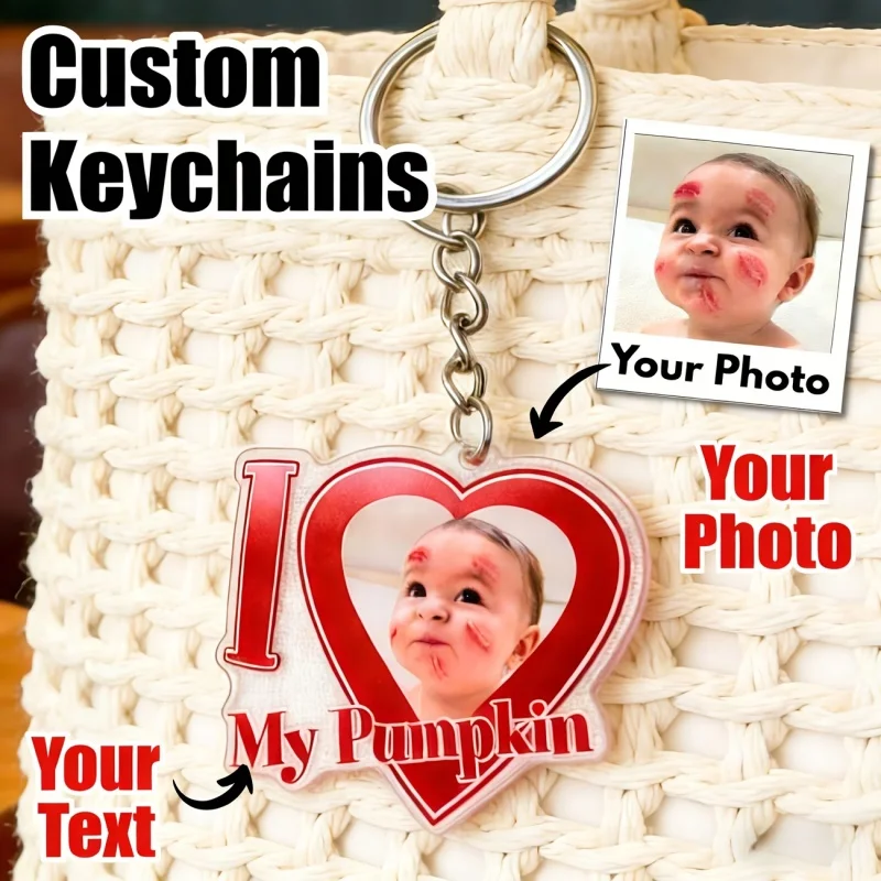 Custom I Love My Boyfriend Girlfriend Heart Keychain for Women Accessories Couple Keychain Valentines Family jewelry Gifts