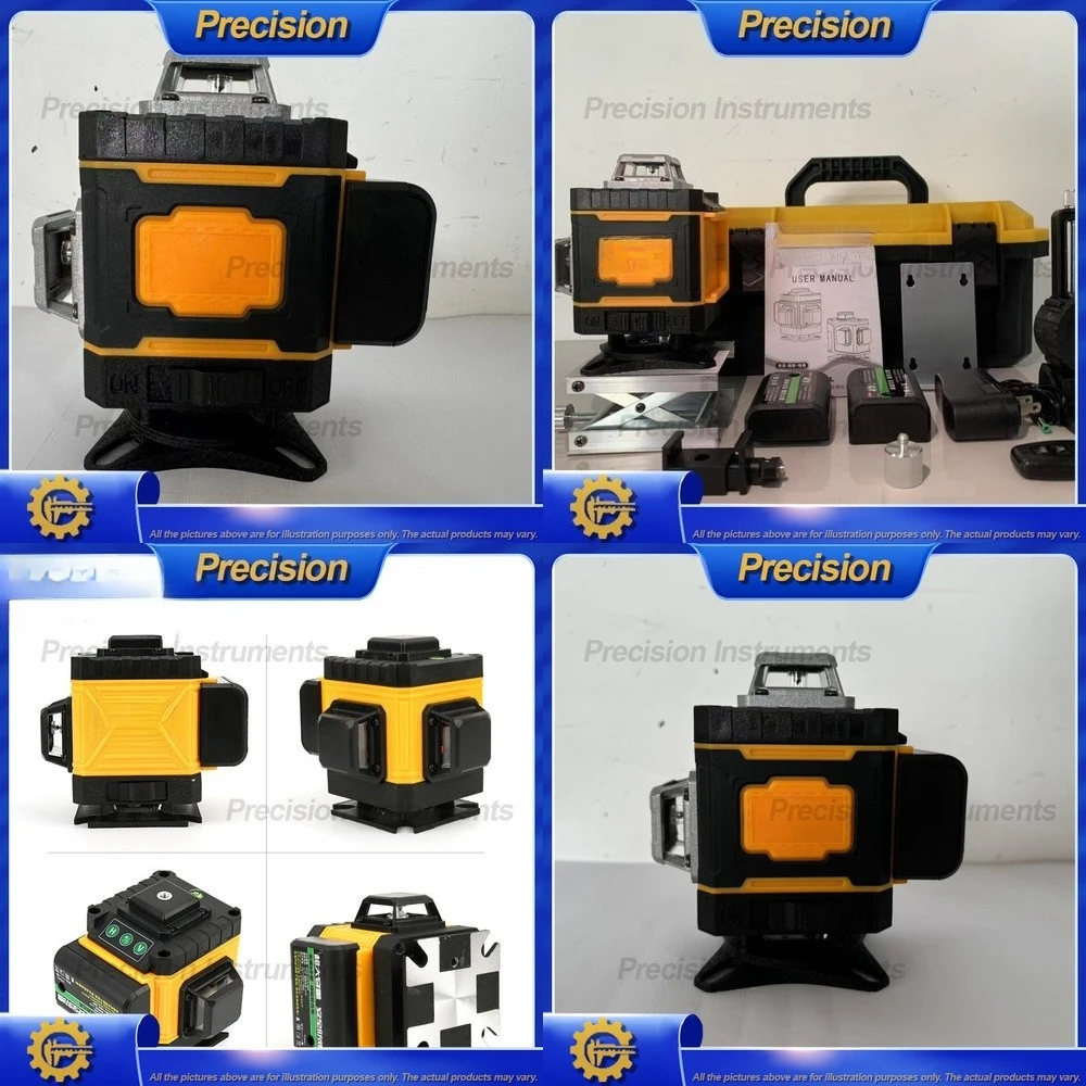 

2026 12 Line High Precision Green Laser Level with Infrared 16 Line Horizontal Vertical Cross Projection Tool for Construction