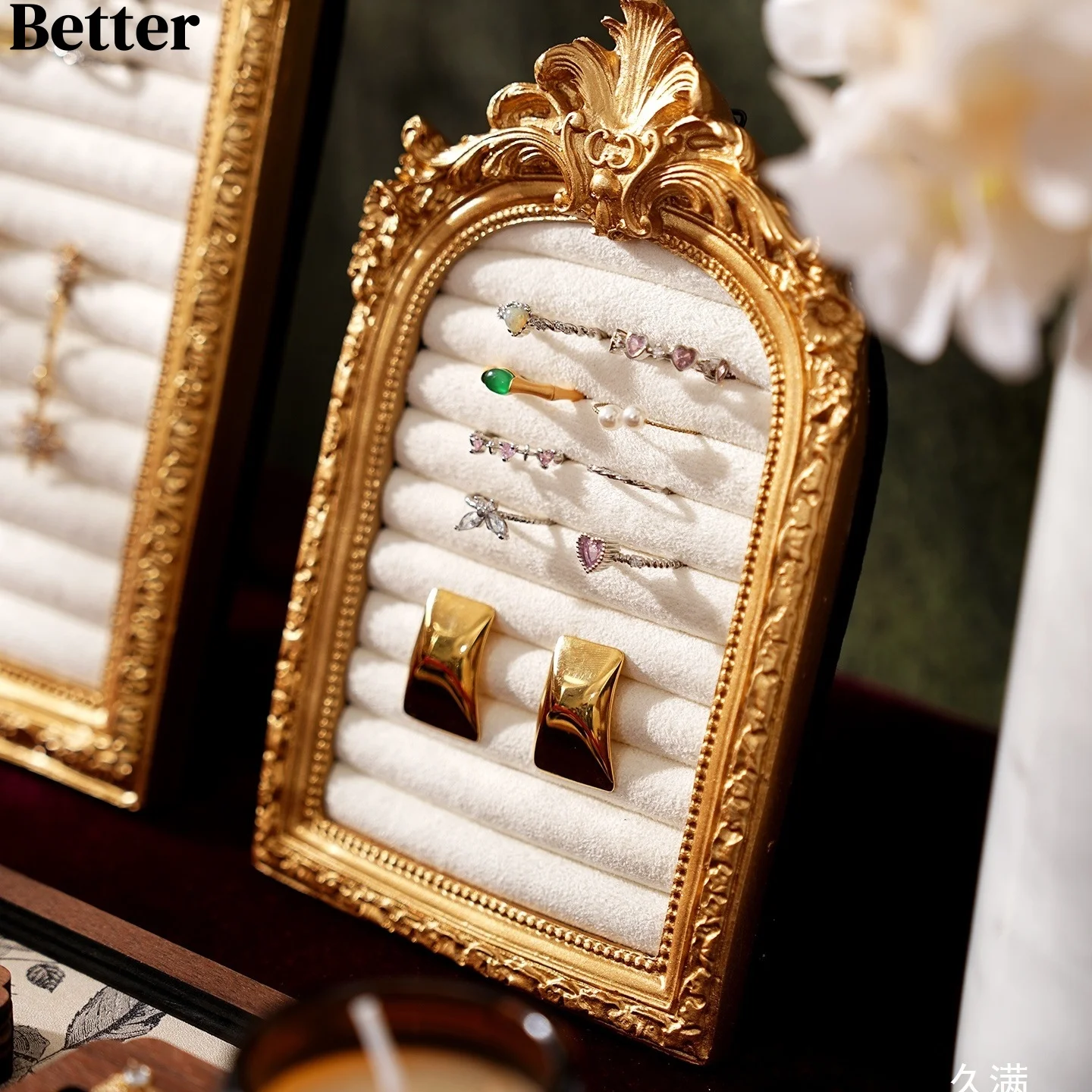

Antique Style Jewelry Organizer Rack for Earring, Ring & Necklace Display - Shop Prop & Photography Accessory Wholesale