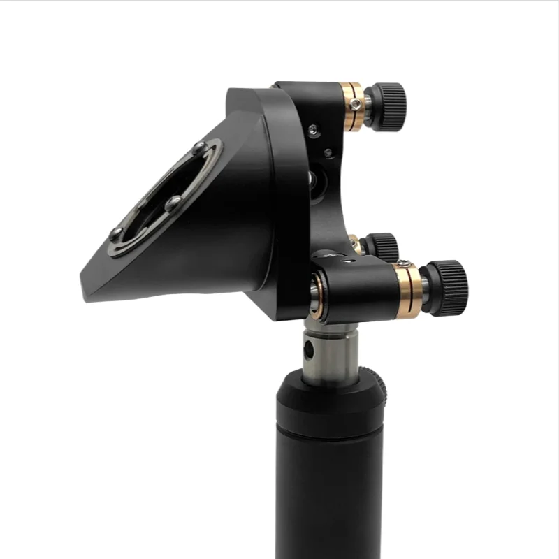 45° Reflective Mirror Mount Optical Path Steering Adjuster Optical Bench Post Holder Reflection Mirror Bracket Orthogonal