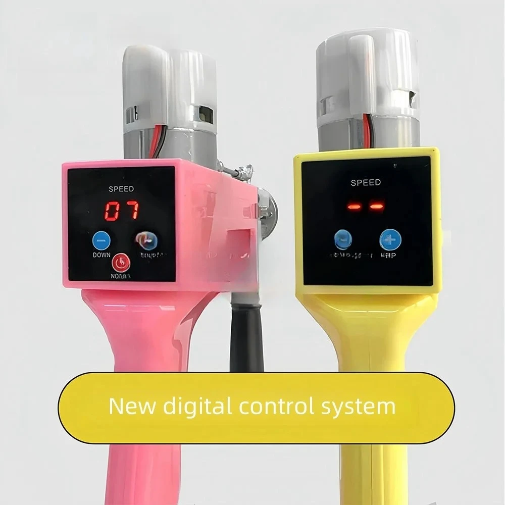 2-in-1 Wireless Tufting Gun with Lithium Battery, Digital Display, 10 Adjustable Speeds