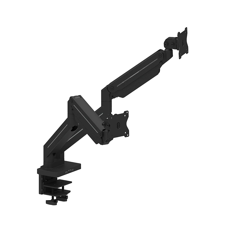 AG9-42 Gas Spring Dual Screen Manual Adjustable Desk Mount