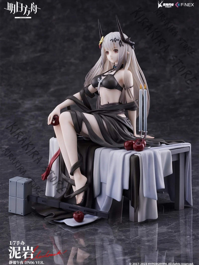 Arknights Mudrock 1/7 Maskot Cosplay Edisi Kolektor Patung Model Kit Anime Resmi Asli Ornamen Bermain Maumet