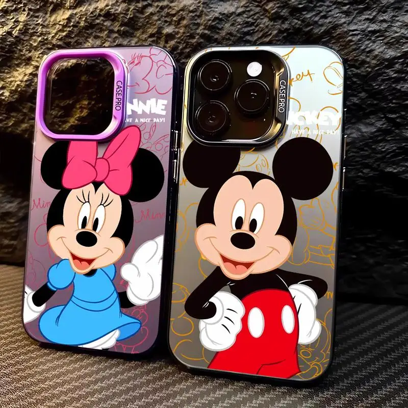 Handy hüllen für Apple iPhone 14 Pro Max Hülle 15pro 16 13 Funda iPhone 11pro 16plus 12pro Softcover Disney Mickey Mouse schönen Tag