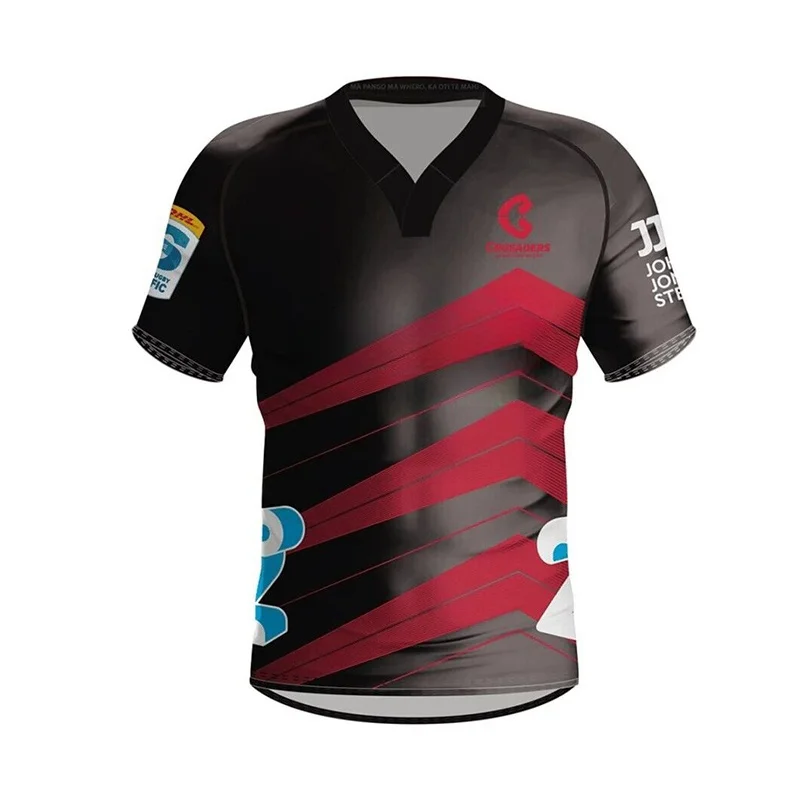 2024 NZ Crusaders Mens Replica Home/Away Super Rugby Jersey