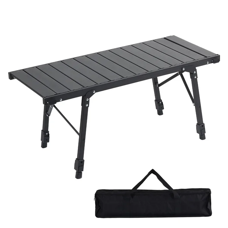 Easy-Carry Folding Table Camping Lightweight Outdoor Camping Lifting Table Aluminum Barbecue Folding Camping Table