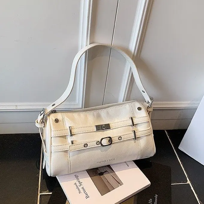 

2025 модная кожаная сумка через плечо, женская сумка с регулируемым ремешком, большая вместительная сумка для подмышек для повседневного путешествия, повседневный кошелек