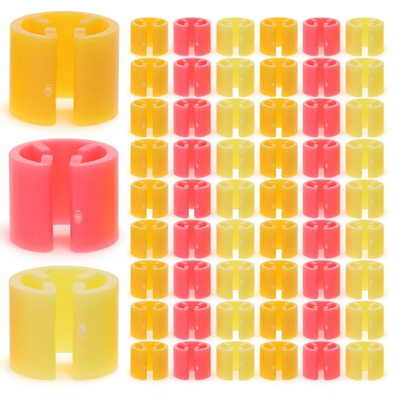 

300Pcs Hanger Size Marker Clear Number Tags for Clothing Classification Frosted Circle Rings Closet Storage Solution Retail