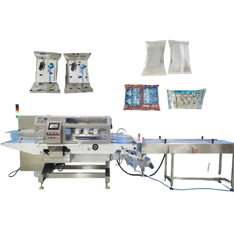 Factory Price Automatic Flow Wrapper Machine for Food/Meat/ Packaging Machine