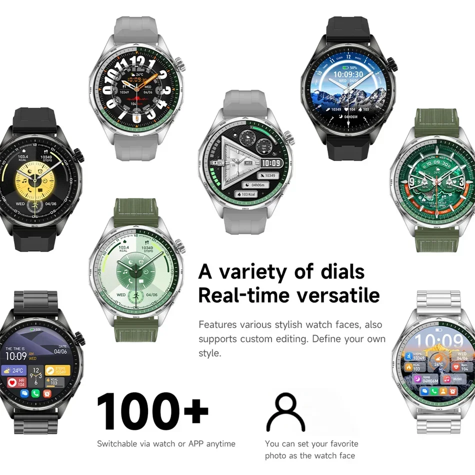 Smart Watch Uomo Nfc Gps Cardiofrequenzimetro Monitoraggio Salute_voghion.com