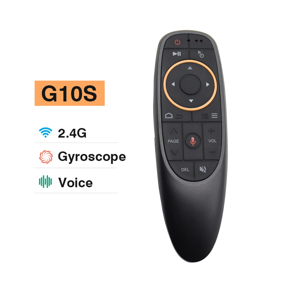 G10S Air Mouse Voice Remote Control 2.4G Wireless Gyroscope IR Learning for H96 MAX X88 PRO X96 MAX Android TV Box HK1