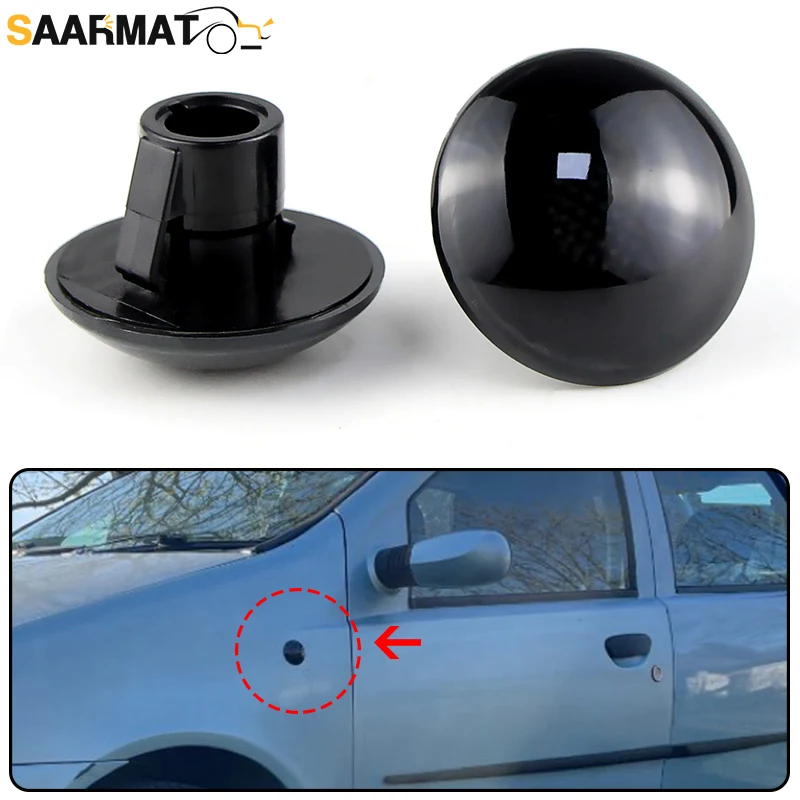 2 قطعة لاند روفر رينج روفر L322 الجانب ماركر شل-لا لمبات LED بدوره إشارة ل 2002-2012 OEM # XGB500020