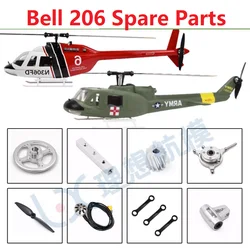 Fly Wing Bell 206 OriParts UH1 RC Helicopter Blade Motor Feathering Shaft Servo ESC Swashplate Shell Tail Propeller Battery Gear