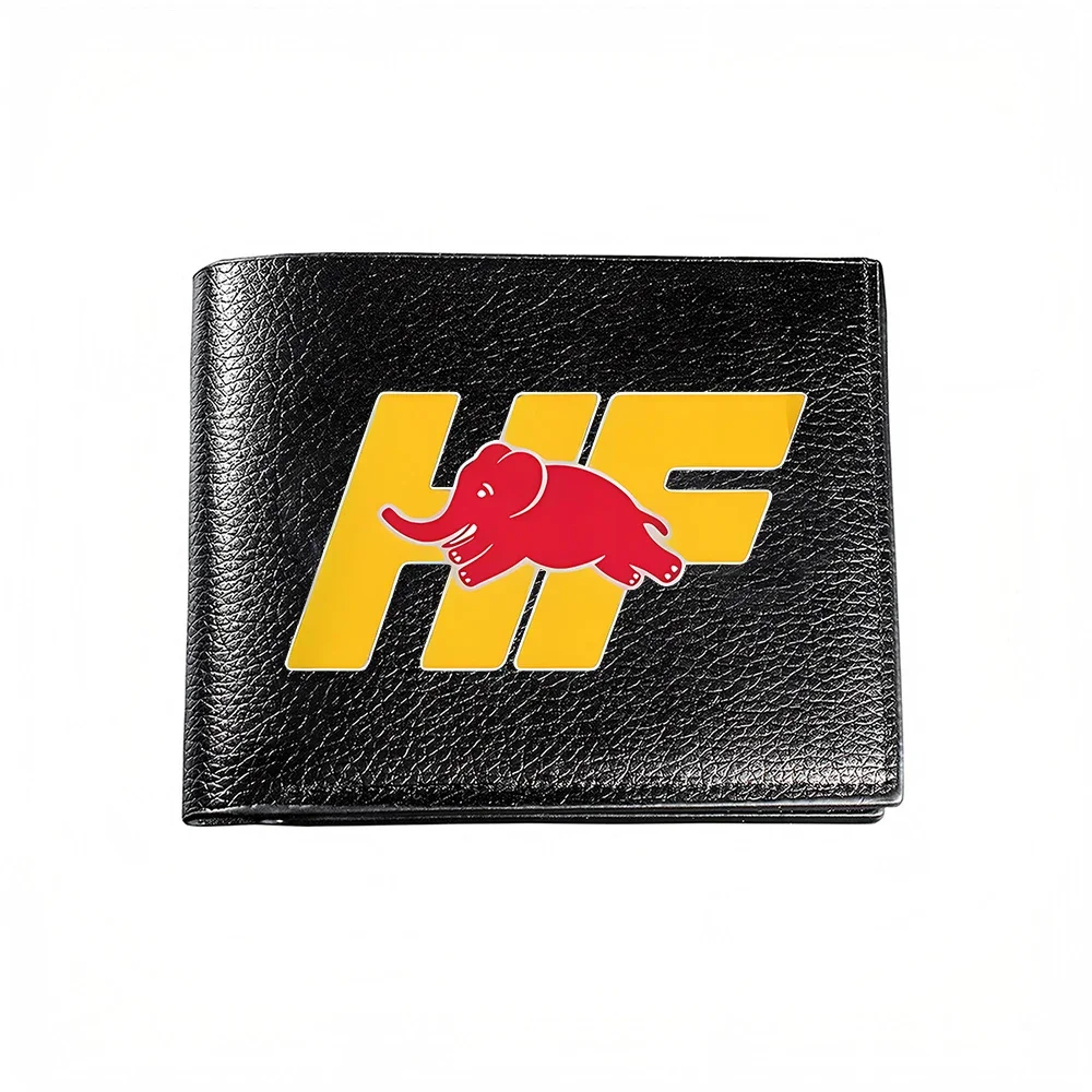 Elephant Logo HF Design Men's Wallet Card Holder Casual Business Fashion Print Style Accessory