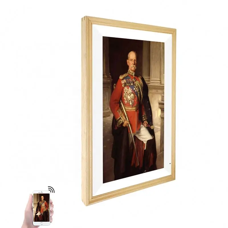 21.5 Inch Advanced Design Systems Oil Painting Effect Digital Photo Frame Meural Canvas With USB RJ45