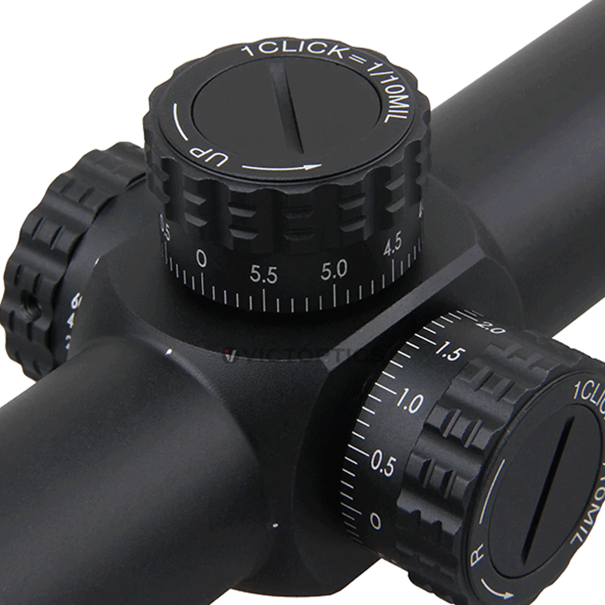 Victoptics S4 6-24X50 FFP Zielfernrohr mit Turret-Lock-Funktion und großem Seitenrad für Luftgewehr-Wettkämpfe und Jagd – Detail 7