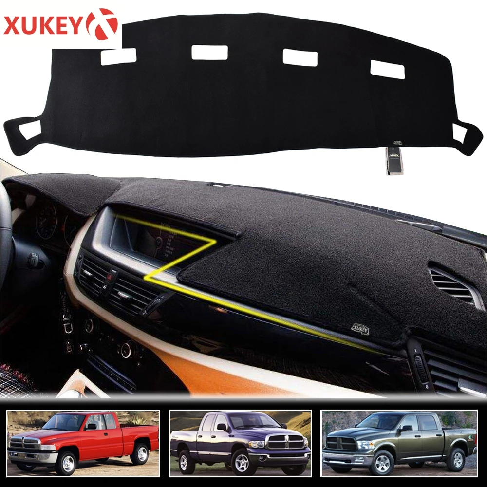 Dashboard Cover Dashmat Dash Cover Mat Carpet For Dodge Ram 1500 2500 3500 1994 - 2020 1998 2001 2002 2003 2015 2016 2018 2019