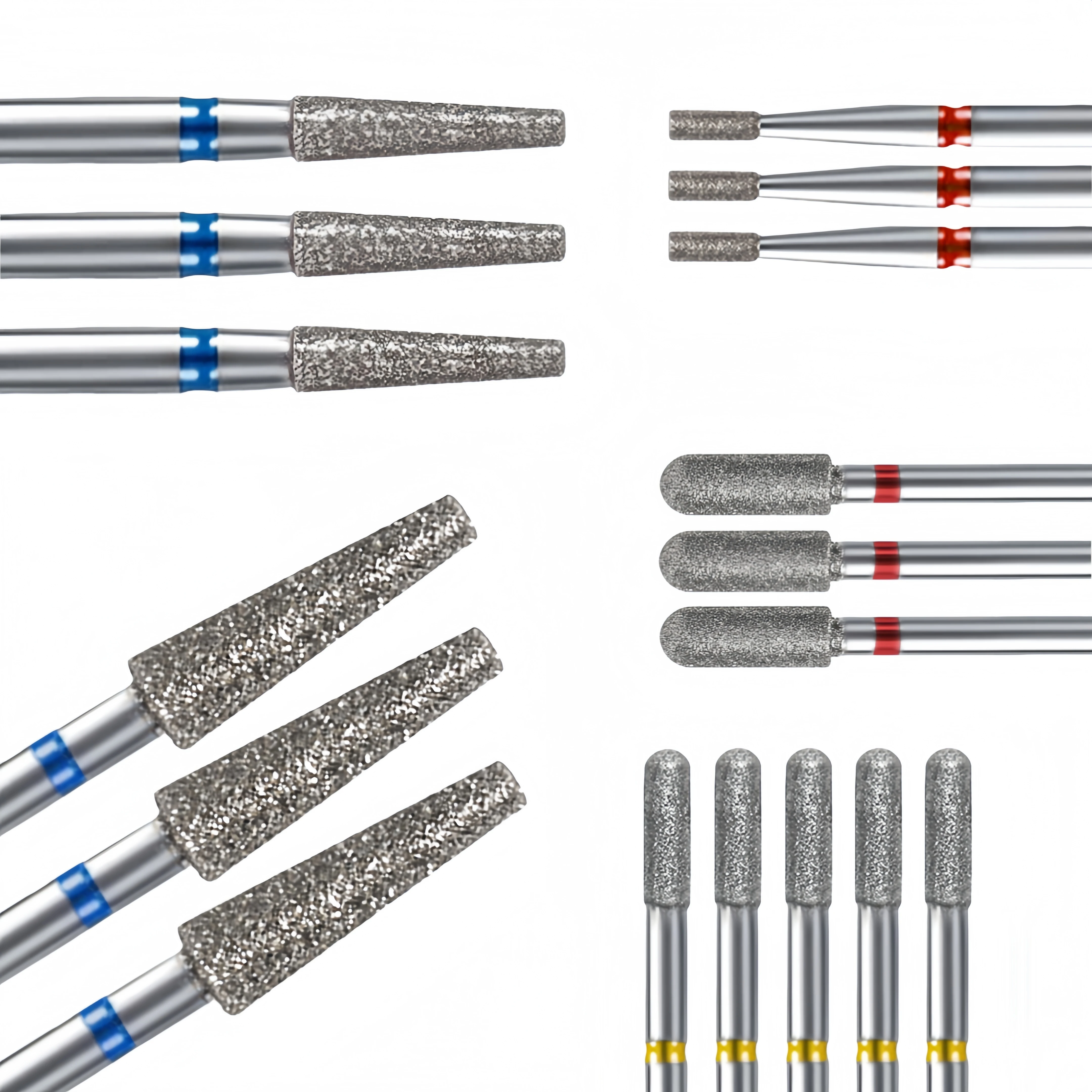 طلاء أظافر، رأس طحن الماس الروسي، أداة معالجة ما قبل لسطح الأظافر، أداة حفر الجيب الصغيرة