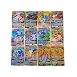 100-200pcs Pokemon Cards Vstar Vmax GX French Version Fun Flash Trading Card Christmas Birthday Gifts Card Table Games