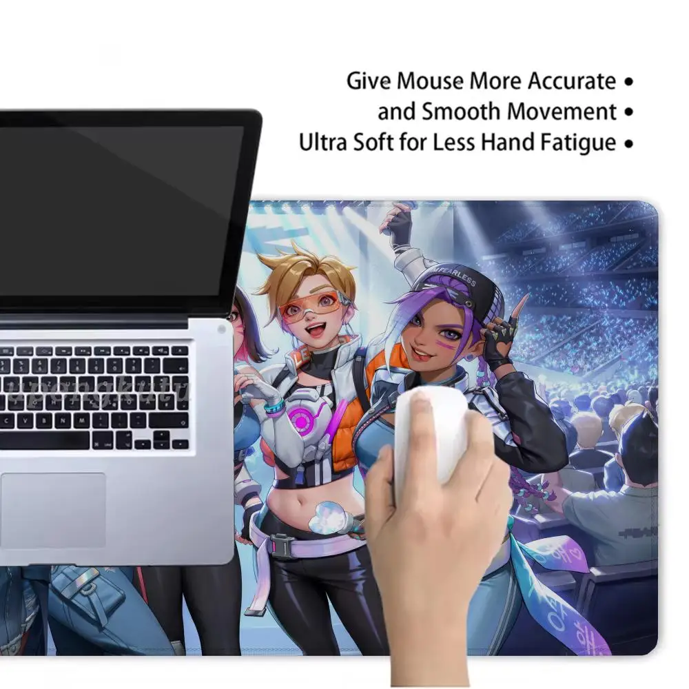 لوحة الماوس Gamer OverwatchS D.Va XL HD مخصص جديد ماوس XXL غراندي حصيرة مكتبية المطاط الطبيعي مكتب ماوس الحصير سطح المكتب