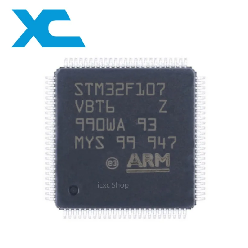 STM32F107VBT6 LQFP-100 32-bit microcontroller chip ARM 72MHz