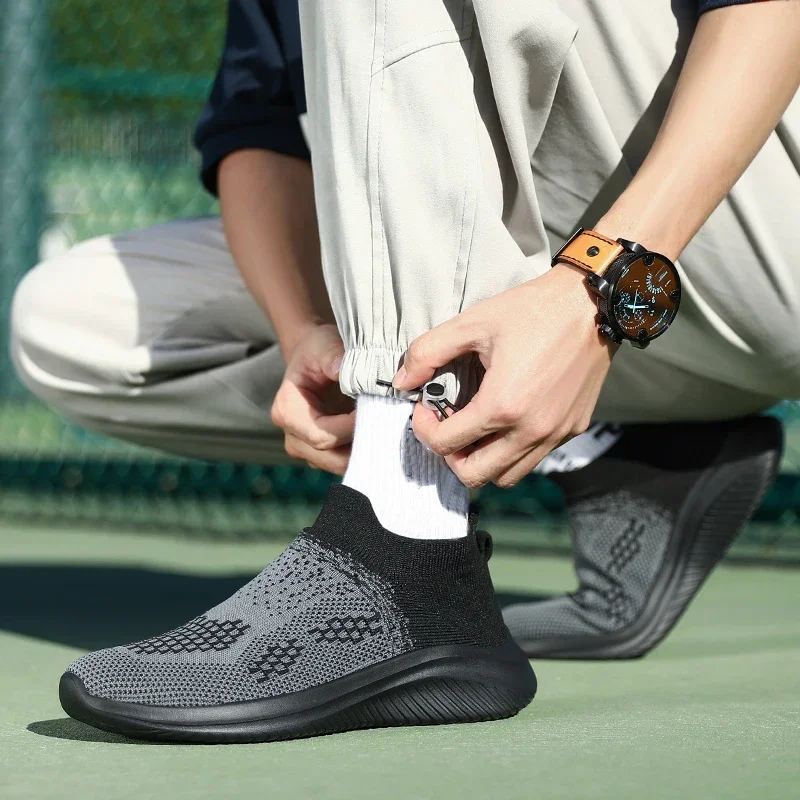 Mens Lightweight Athletic Running Walking Gym Shoes Casual Sports Shoes Fashion Sneakers Walking Shoes image 4