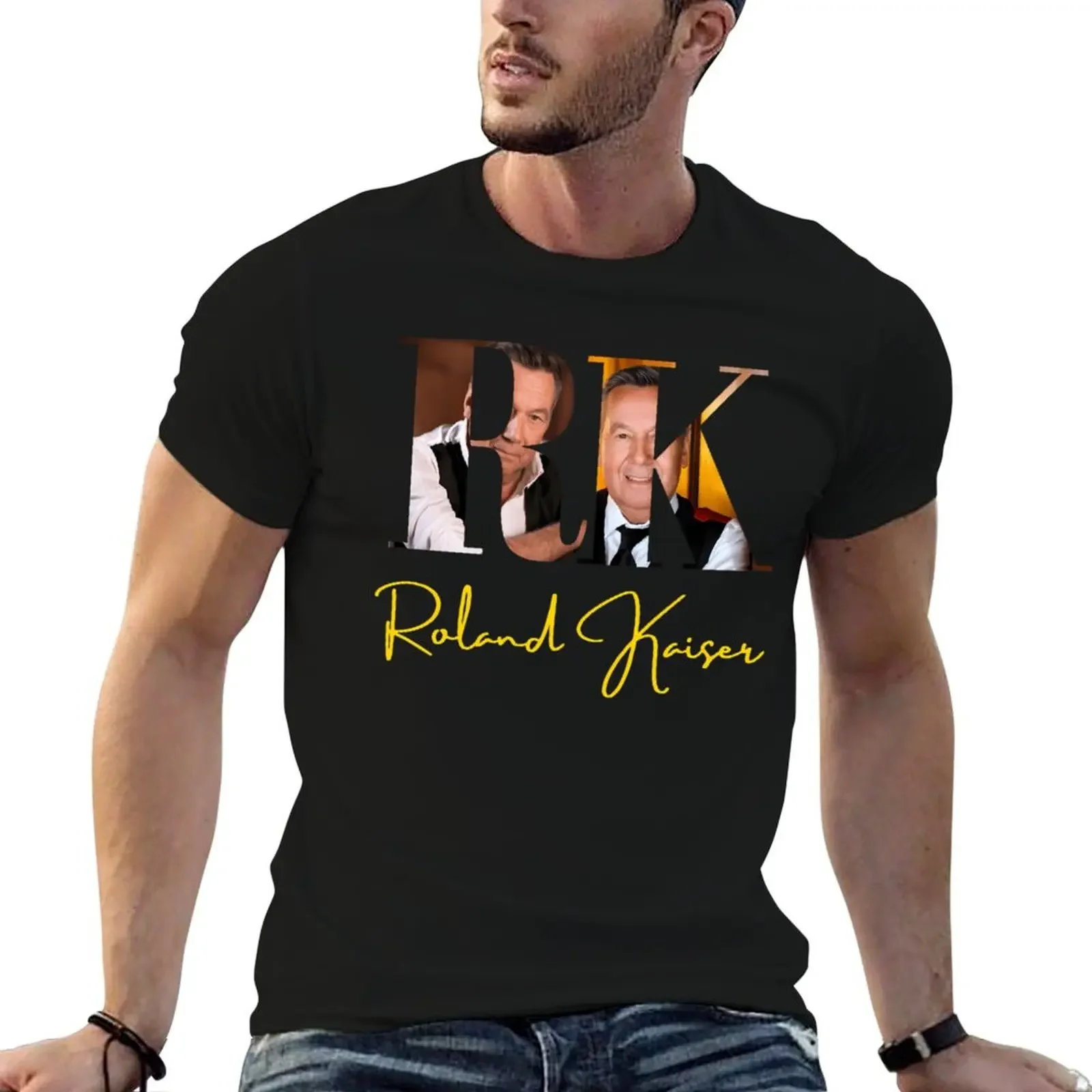 

Roland Kaiser Festival T-Shirt custom shirt rapper graphic tees Luxury man fashion shirts compression shirt men