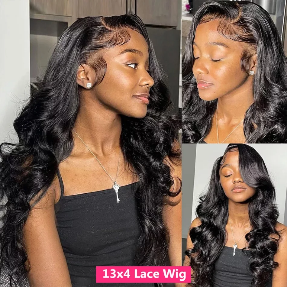 Brazilian Body Wave Human Hair Wig 13x6 HD Lace Frontal Natural Looking Glueless 13x4 Lace Wig for Women