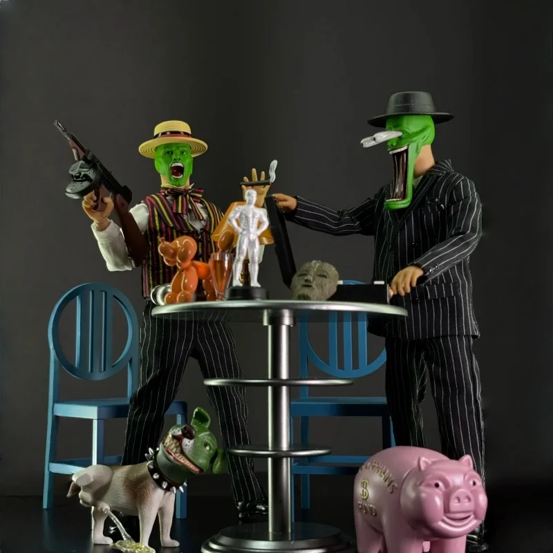 In Stock Brotoys Disguised Mask Hero Jim Carrey Lr009a Lr009b 1/12 Movable Doll Figurine Holiday Gift