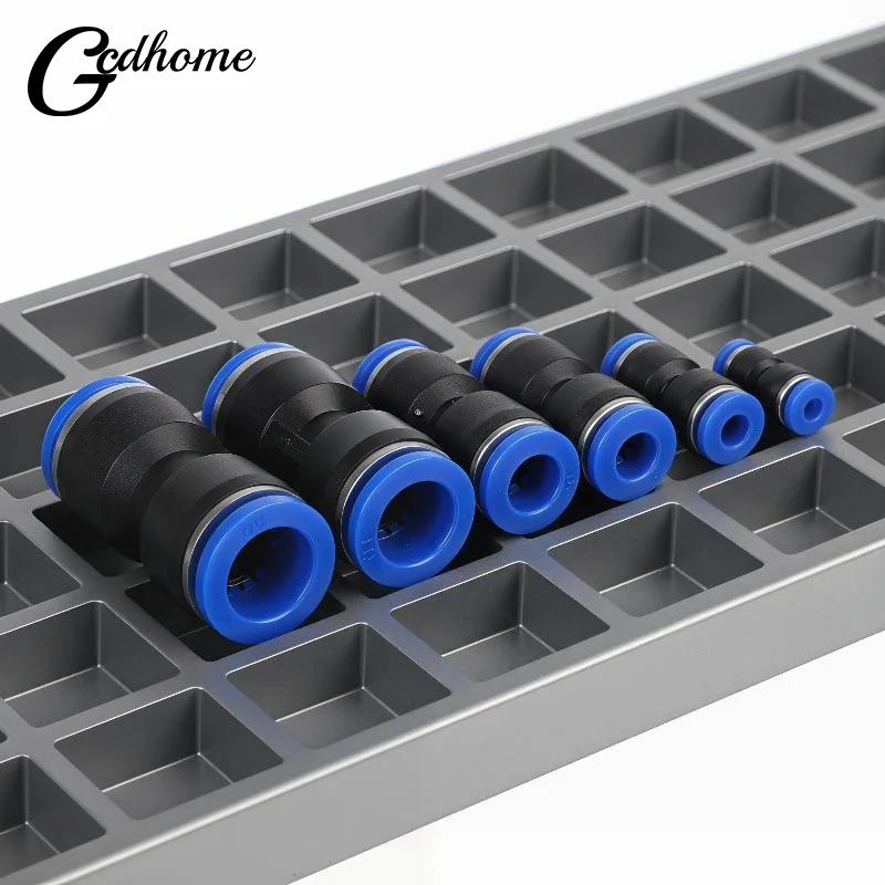 Industrial Pneumatic Quick Connectors 40/50Pcs Set Ensuring Precise Air Control 4/6/8/10/12 Sizes