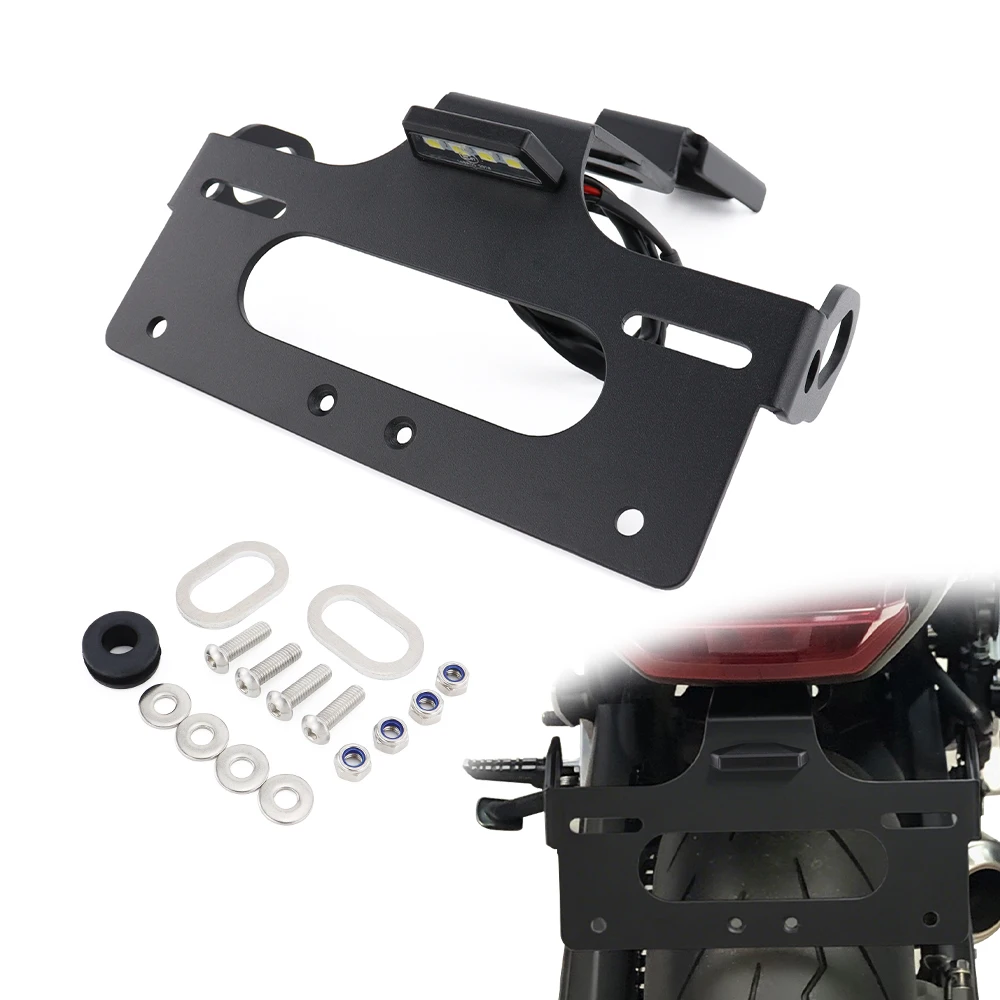 

Fit For Honda CB750 Hornet 2023 2024 2025 Motorcycle Rear Tail Tidy Fender Eliminator License Plate Holder Bracket with Light
