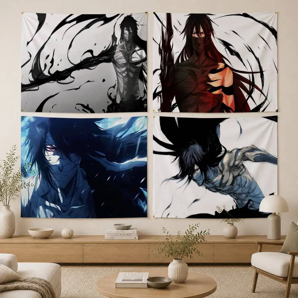 Mugetsu Bleach ichigo Flag Outdoor Decorations for Bedrooms Home Decor Items Decoration