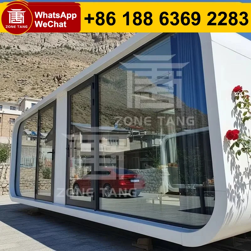 Space Capsule Prefab House Modular Homes Apple Capsule House Triple Wide Modular Homes Living Container House Mobility Factories