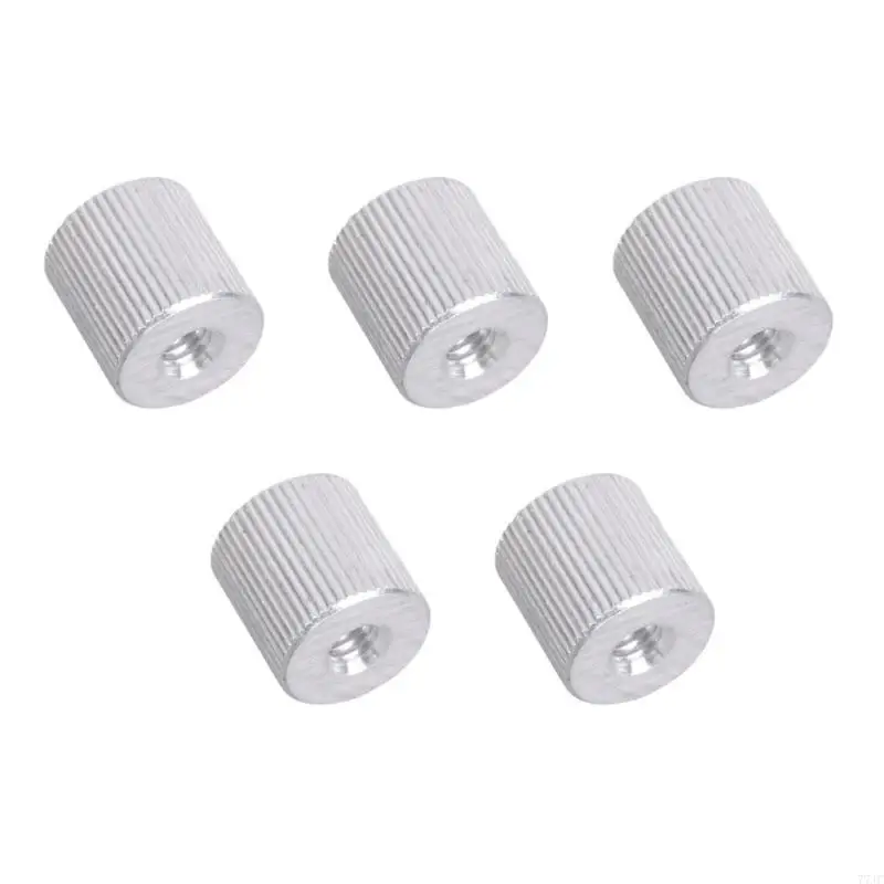 5pcs Aluminum Thread Converter 1/4in Female to Female Nut for Photography Gear 77JC