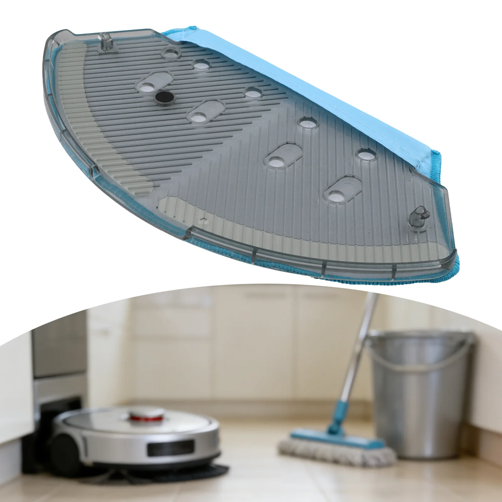 Microfiber Mop Pads Mop Cloth Holder Efficient Mopping Improved Cleaning Long for service Life Floor Cleaning For Midea for s8