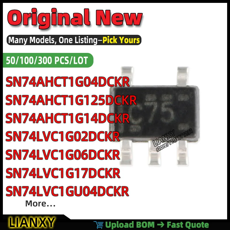 SN74LVC1G02DCKR SN74LVC1G17DCKR SN74LVC1G06DCKR SN74AHCT1G125DCKR SN74LVC1GU04DCKR SN74AHCT1G04DCKR SN74AHCT1G14DCKR TSSOP-5