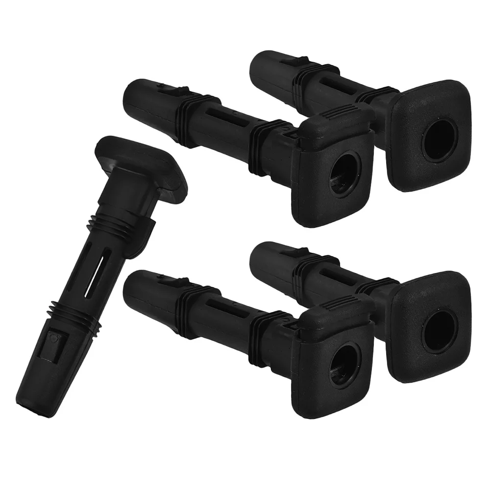 

5Pcs Car Headrest Accessories Comfort Support Adjustability Front Seat Headrest Guide Insert Tube for Home Office Vehicle Use