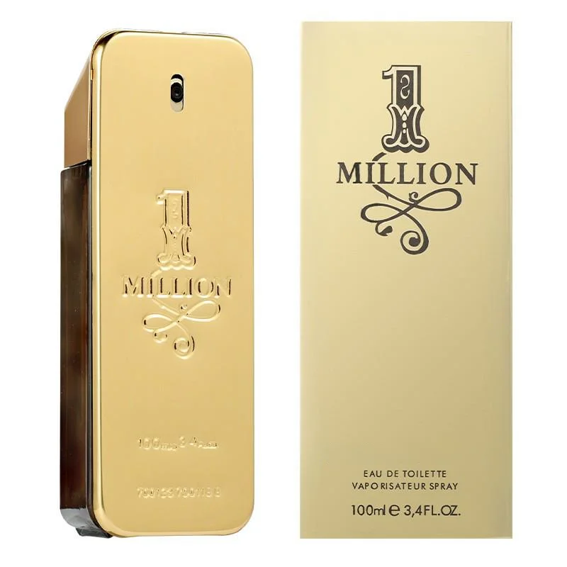 100ml Original Golden Millionaire Perfume Leather Scent Soft Seductive Luxury Perfumes Long Lasting Fragrance Attraction Men