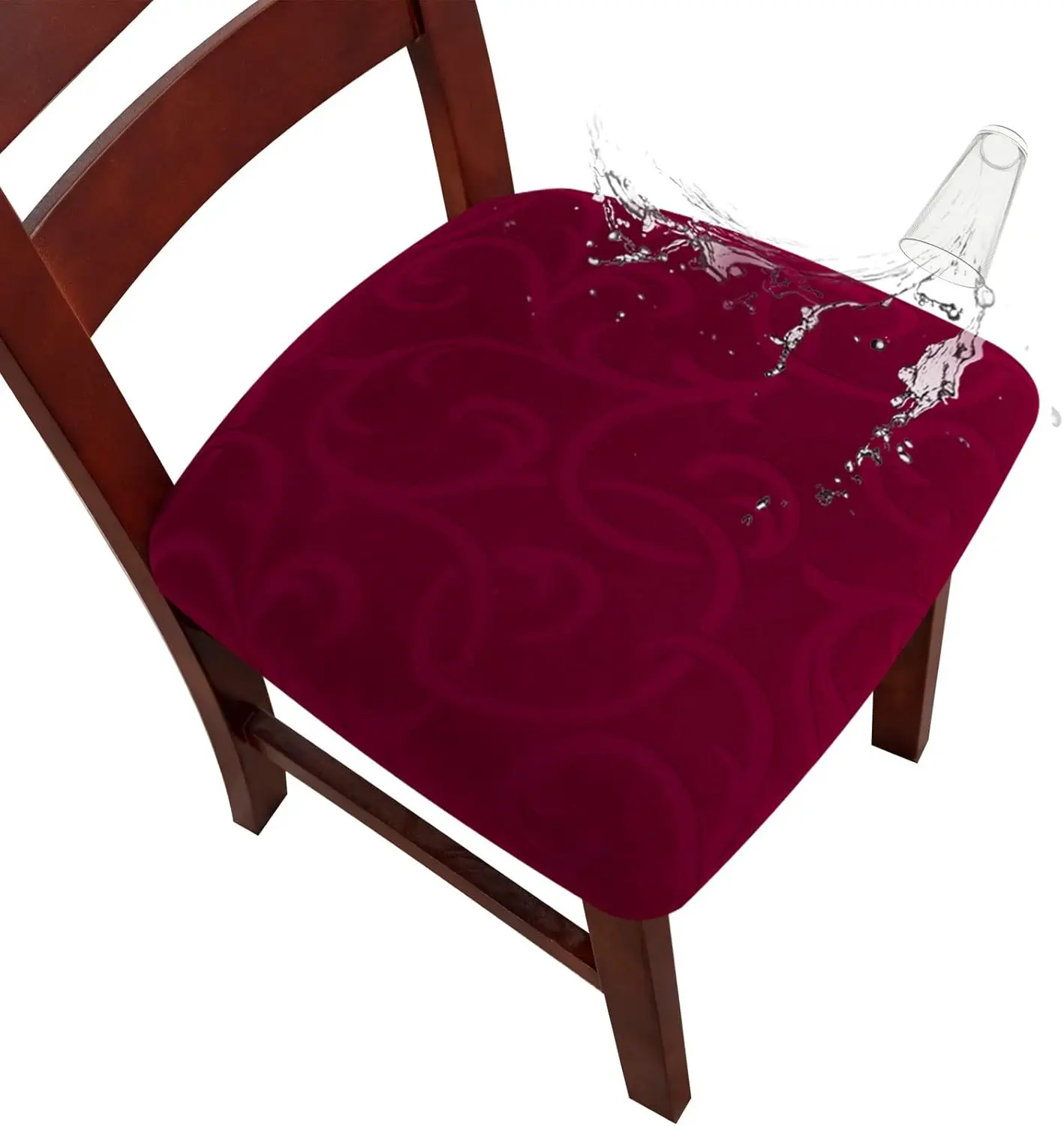 

Waterproof Chair Seat Covers Dining Room Chair Covers Stretch Seat Cover For Dinning Room Chair Protector Slipcovers For