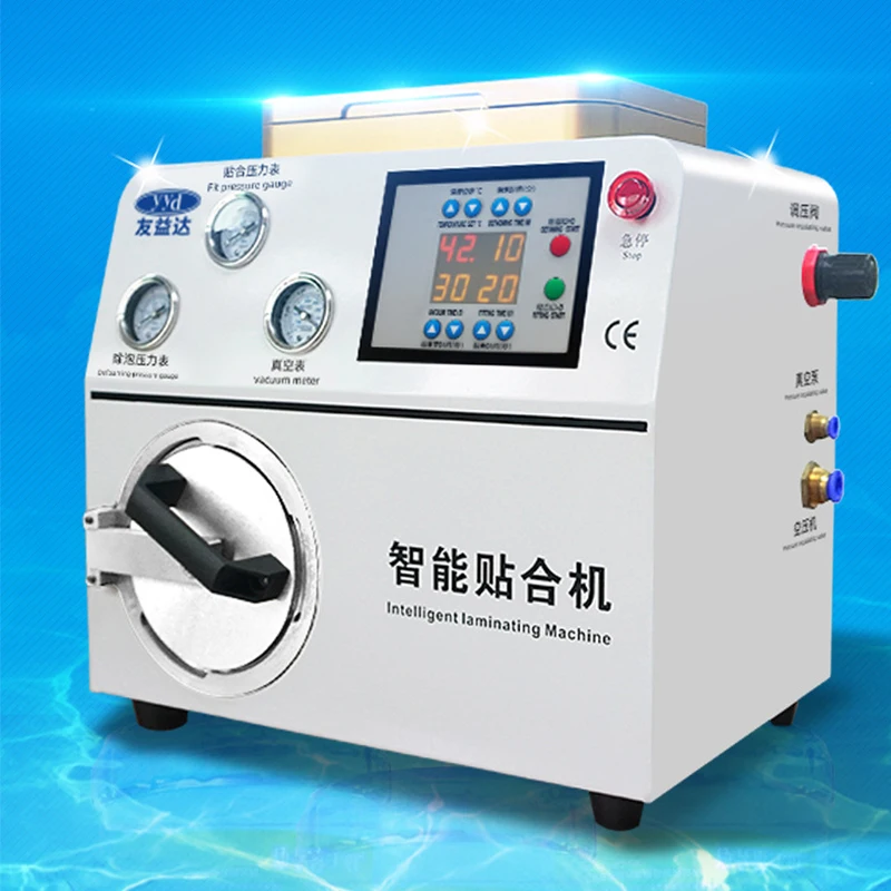 2 In1 Fully Automatic Intelligent Vacuum Laminating Machine LCD Bubble Remover Machine For Phone LCD Repair Renovation