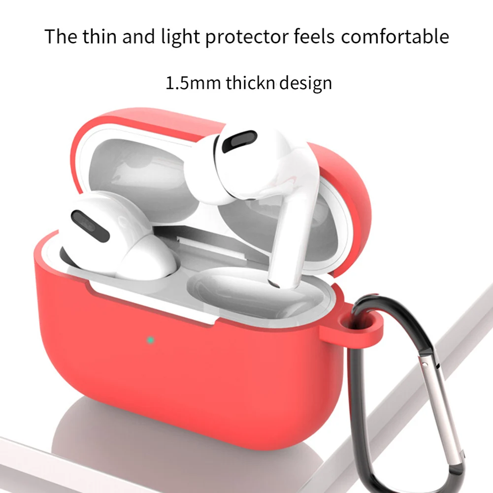 Earphone Silicone Case For Airpods 1/2/3/Pro Cover Anti-Lost Earphone Protective Cases Portable Earphone Protective Shell