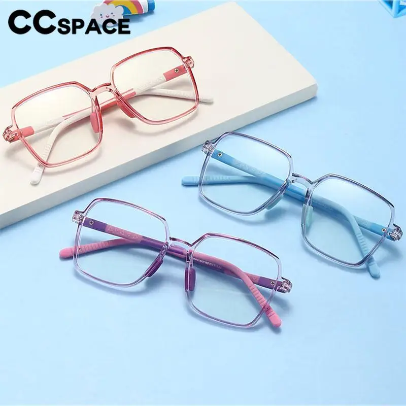 Kids Blue Light Blocking Glasses Frame Square Medical Glasses For Children Customizable Optical Prescription 57511